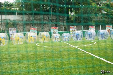 Kerintha Movie Team At Bubble Soccer Event